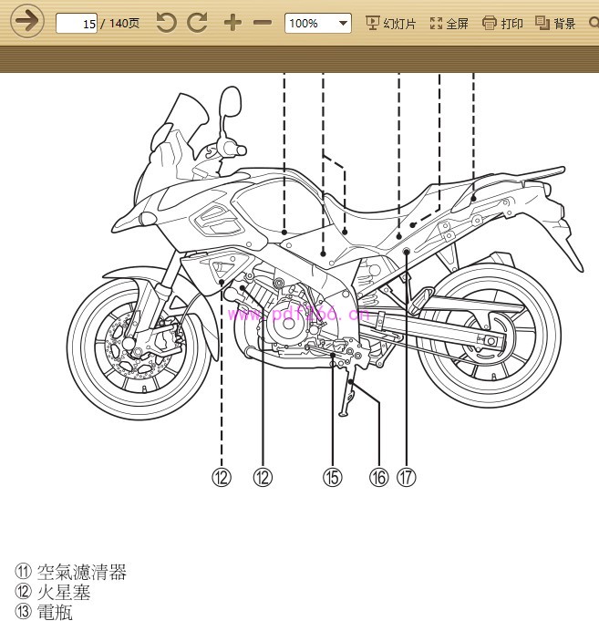 2015 铃木DL1000A V-STROM 1000 L5 使用说明书 操作指南(繁体字)